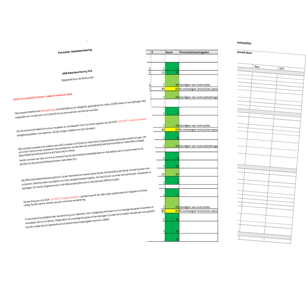 VCA formulierenbundel: Alle formulieren die je nodig hebt om succesvol VCA te implementeren binnen jouw bedrijf