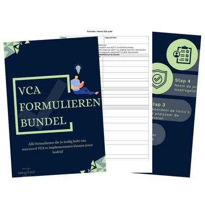 VCA formulierenbundel: Alle formulieren die je nodig hebt om succesvol VCA te implementeren binnen jouw bedrijf
