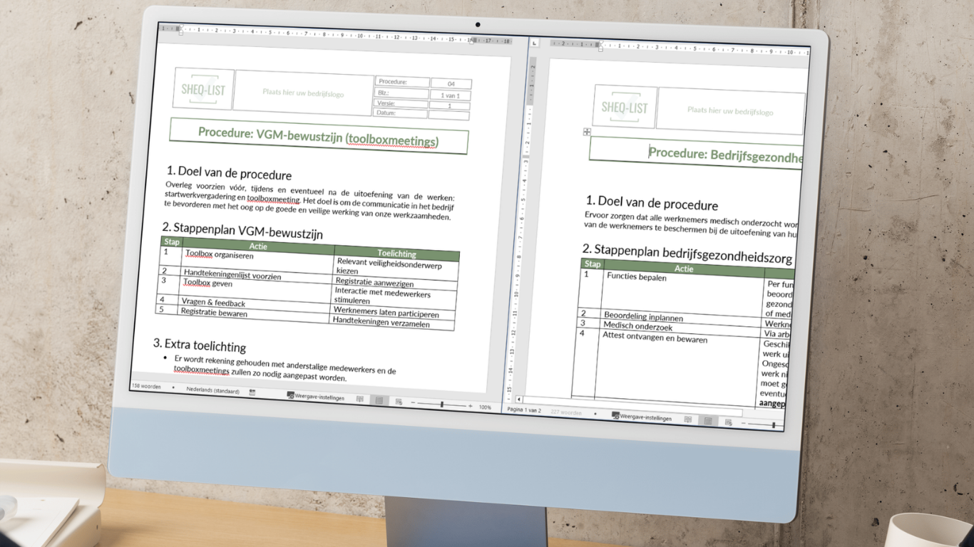 Overgang VCA* naar VCA**: digitale procedurebundel