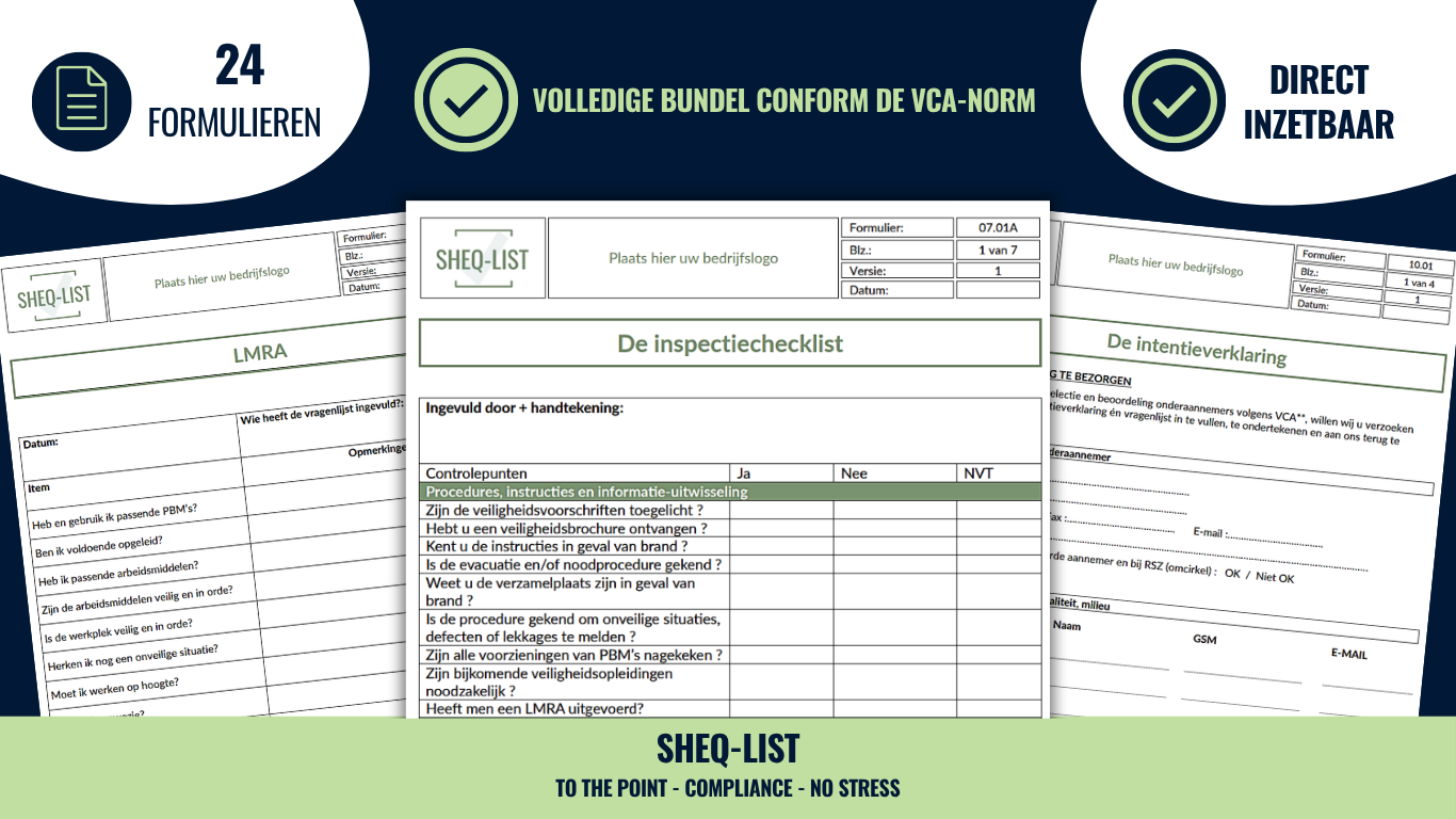 VCA** digitale formulierenbundel