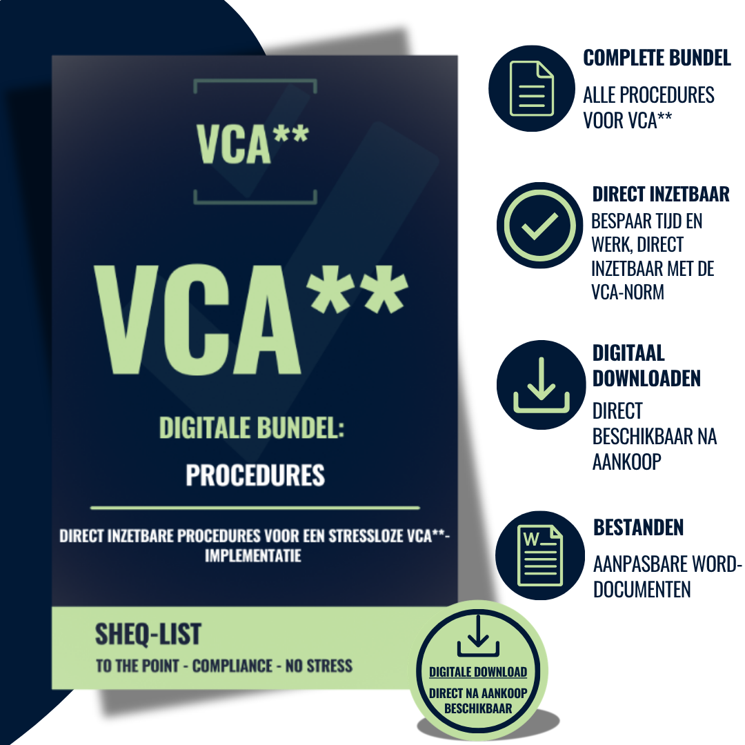 VCA** digitale procedurebundel