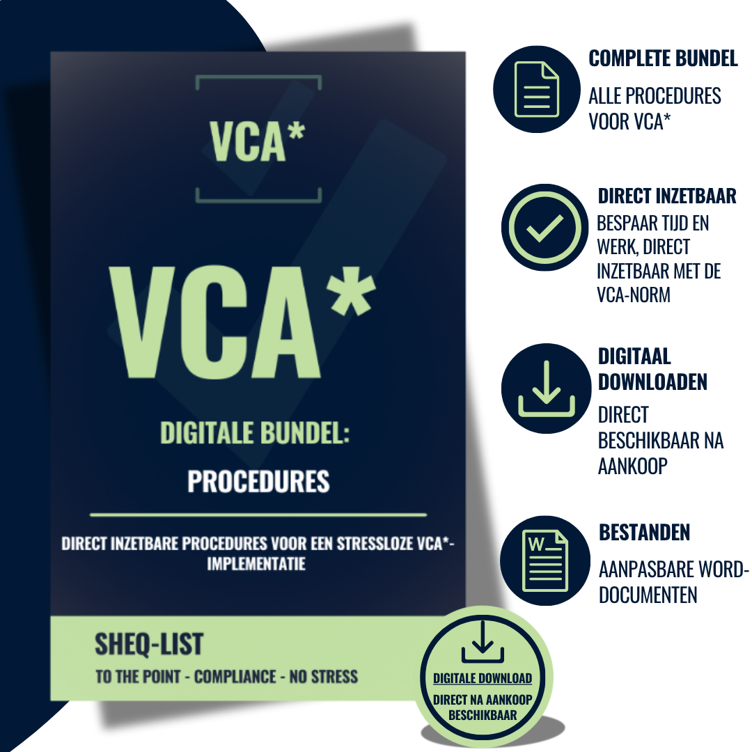 VCA* digitale procedurebundel