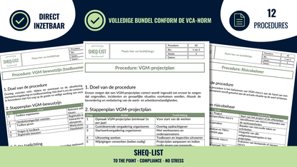 VCA** digitale procedurebundel